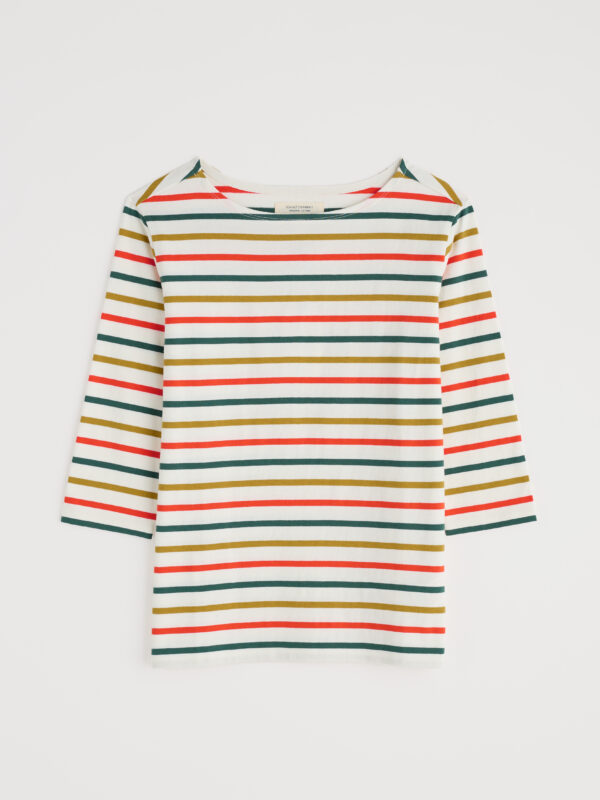 Sailor Top Tri Breton Orange Coral