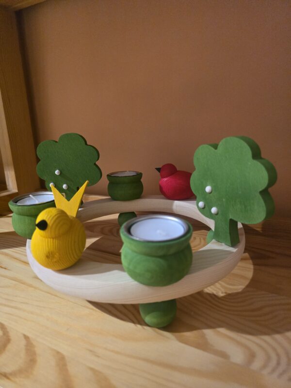 Skandinavischer Wechselkranz Bunte Vögel