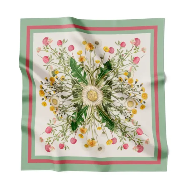Green Meadow Seidentuch 53*53cm