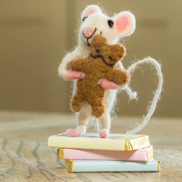 Babymaus mit Teddy – Bild 2