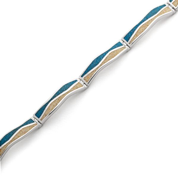Armband Welle Strandsand/Steinsand 18,5cm