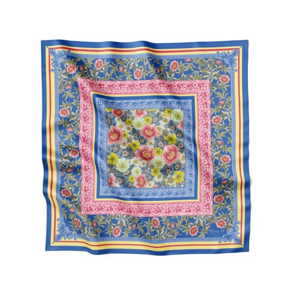 Blue Rose Seidentuch 53*53cm