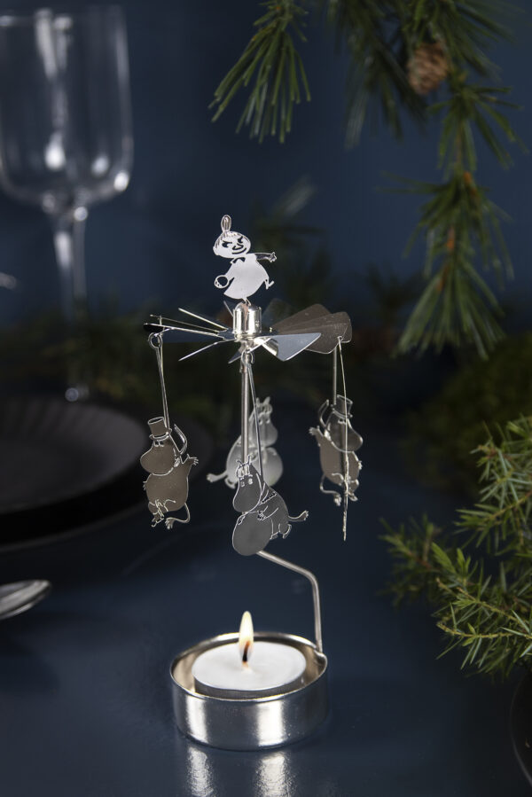 Teelichtkarussell Moomin Winter