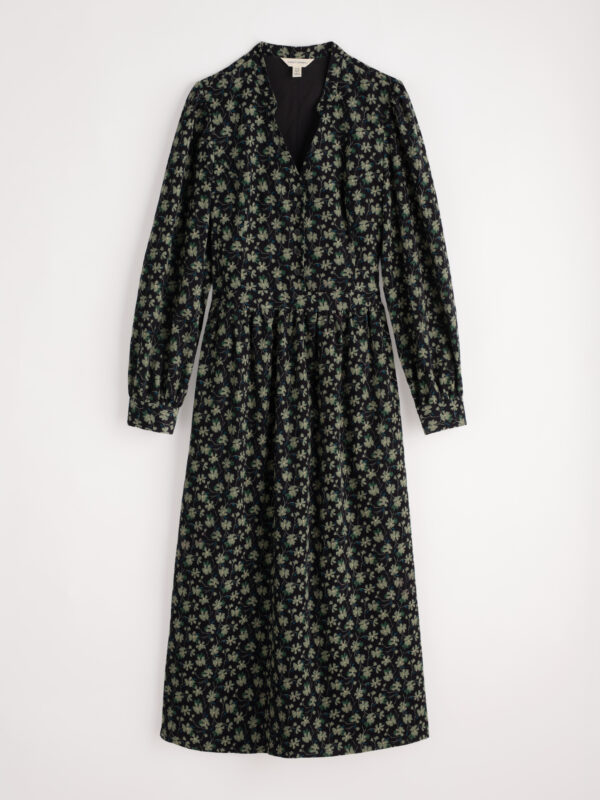 Rose Cottage Dress Smudge Floral Onyx
