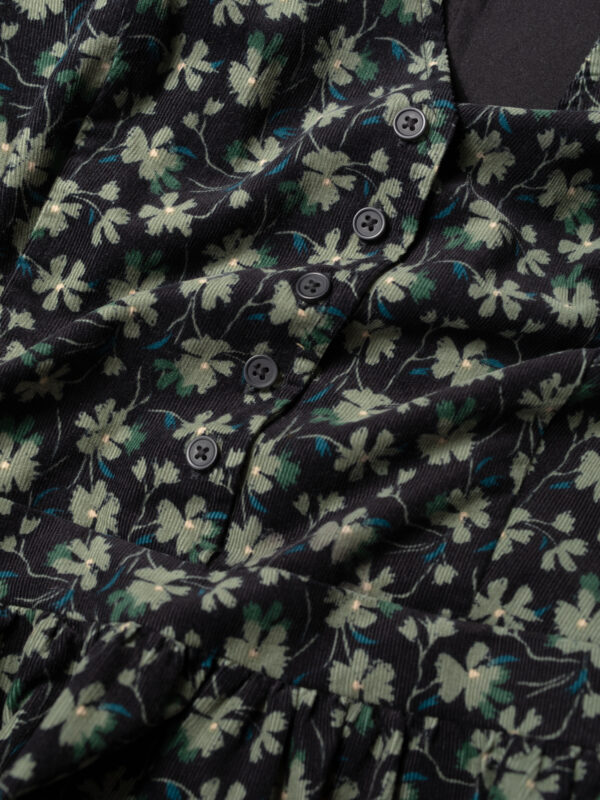 Rose Cottage Dress Smudge Floral Onyx – Bild 5