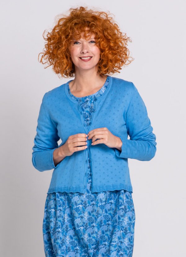 Ajour Strickjacke Hola Azur