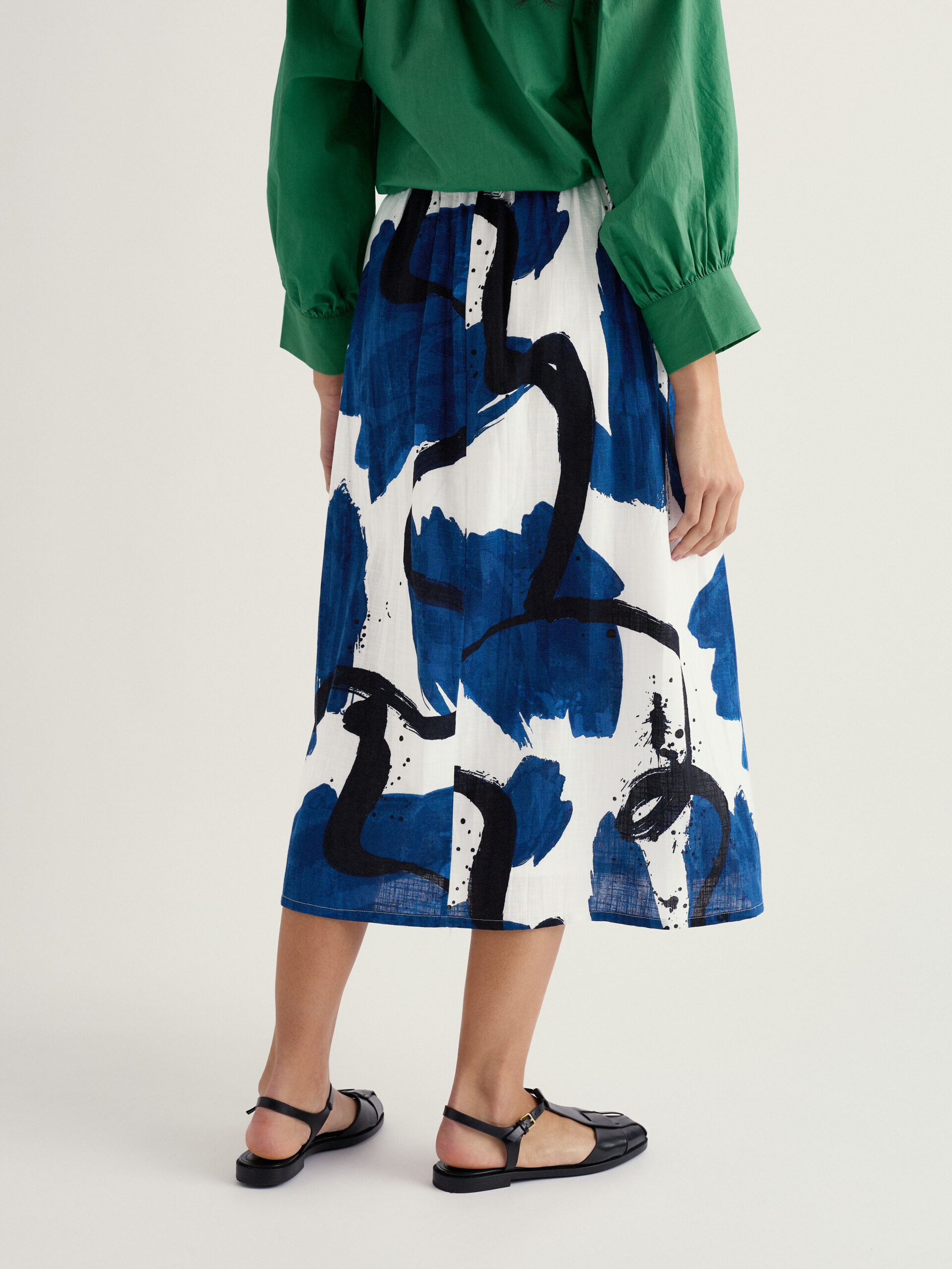 Mevagissey Skirt Paint Canvas Dark Voyage – Bild 4