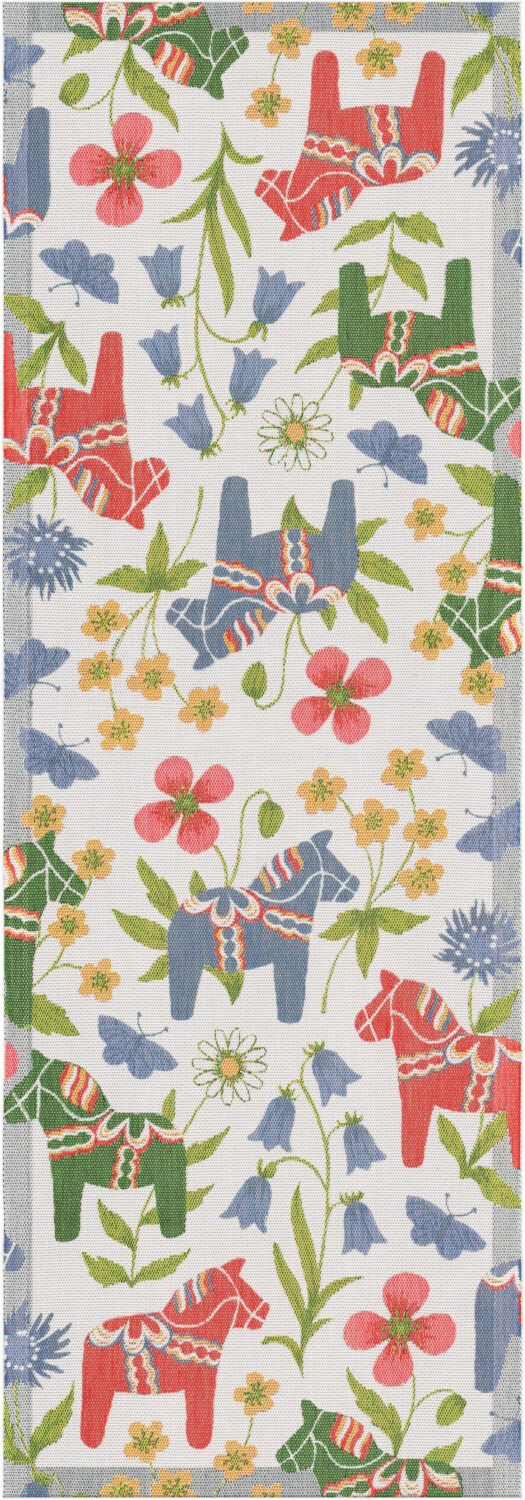 Tischläufer Blomsterhäst 35*100cm