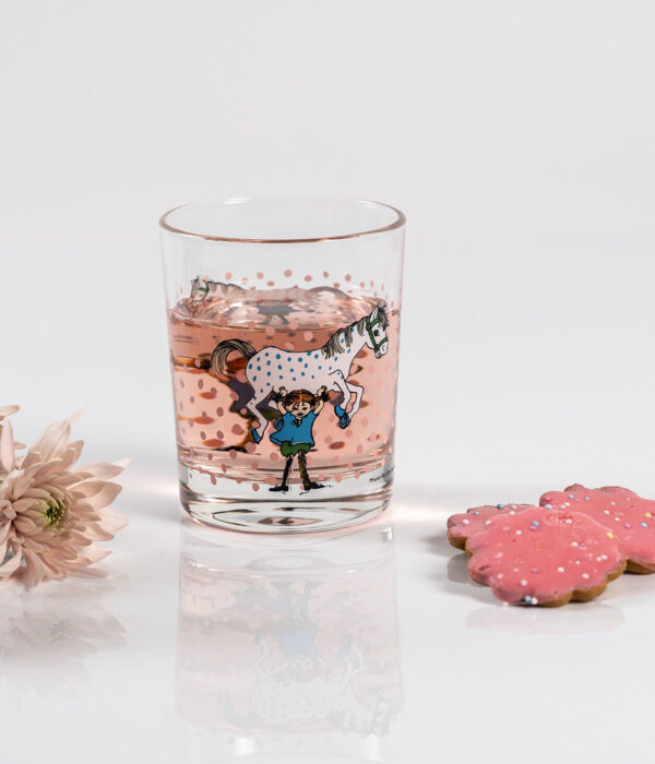 Pippi and the Horse Trinkglass 2dl – Bild 2