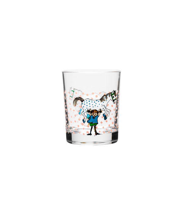 Pippi and the Horse Trinkglass 2dl