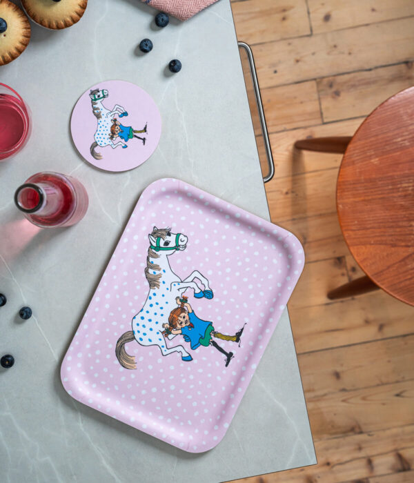 Tablett Pippi and the Horse 27*20cm – Bild 2