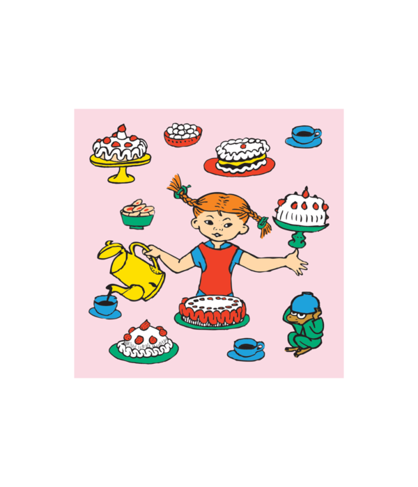 Papierservietten Pippis Geburtstag
