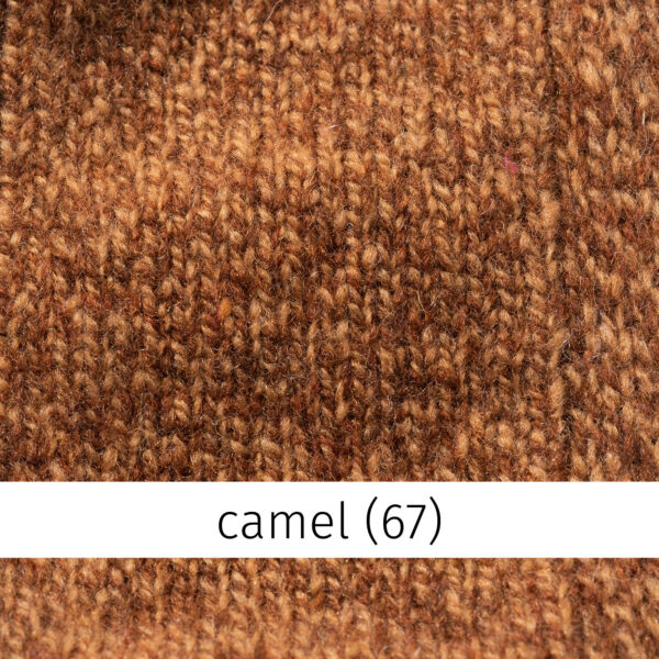 Stehbundpullover meliert camel – Bild 2
