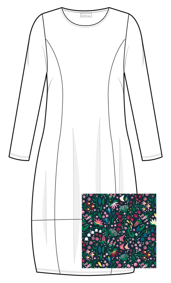 Tulpenkleid MALINA bunt – Bild 3