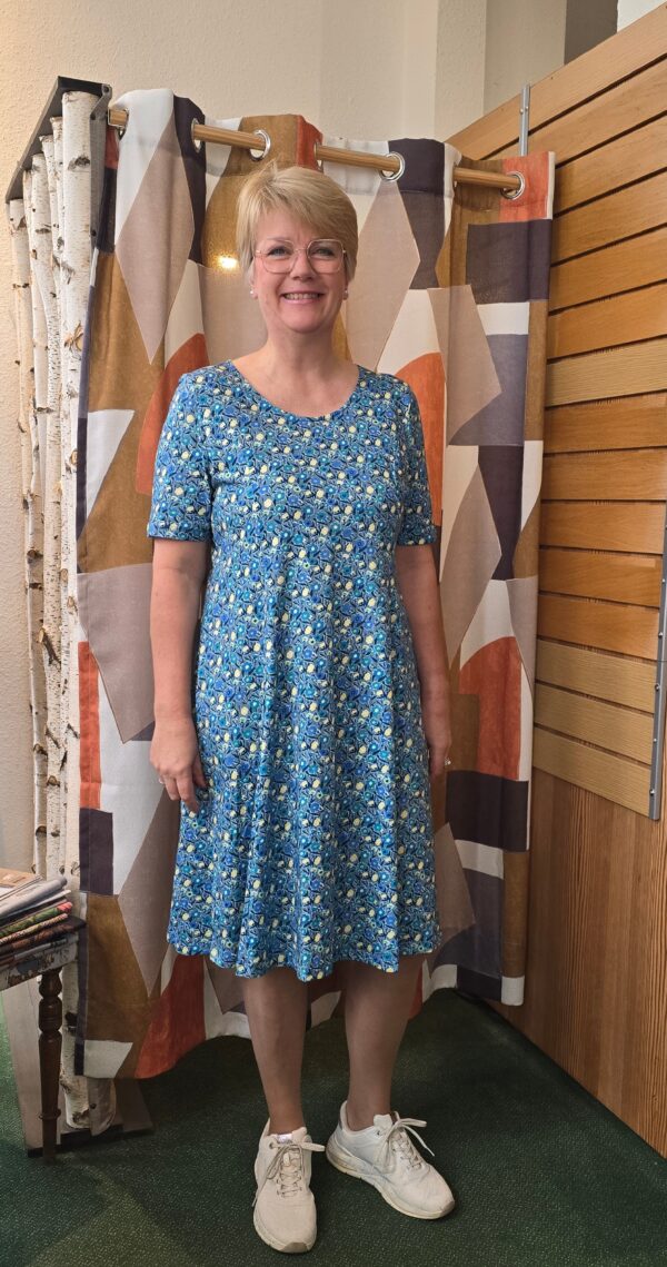 Kleid A-Linie Mika aqua