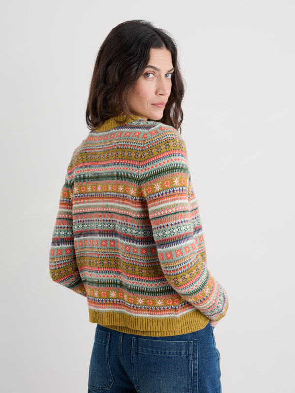 Cove Cottage Cardigan Carved Relief Pear Multi – Bild 3