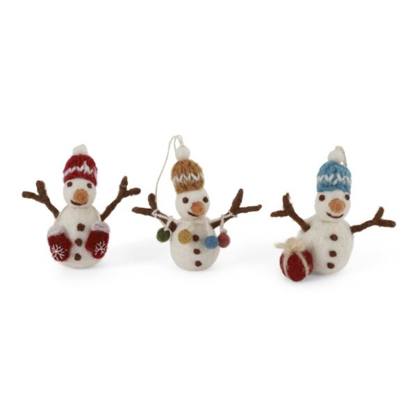 Hängedekoration Schneemänner 3er Set