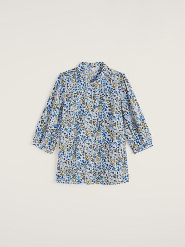 Hope Cottage Blouse Woodland Floral Chalk