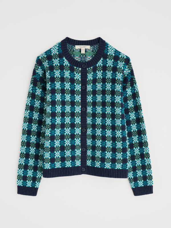 Kensa Cardigan Circlet Maritime Emulsion