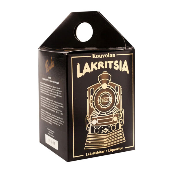 Kouvolan Lakritsi Train Juna-Laku Rasia 500g