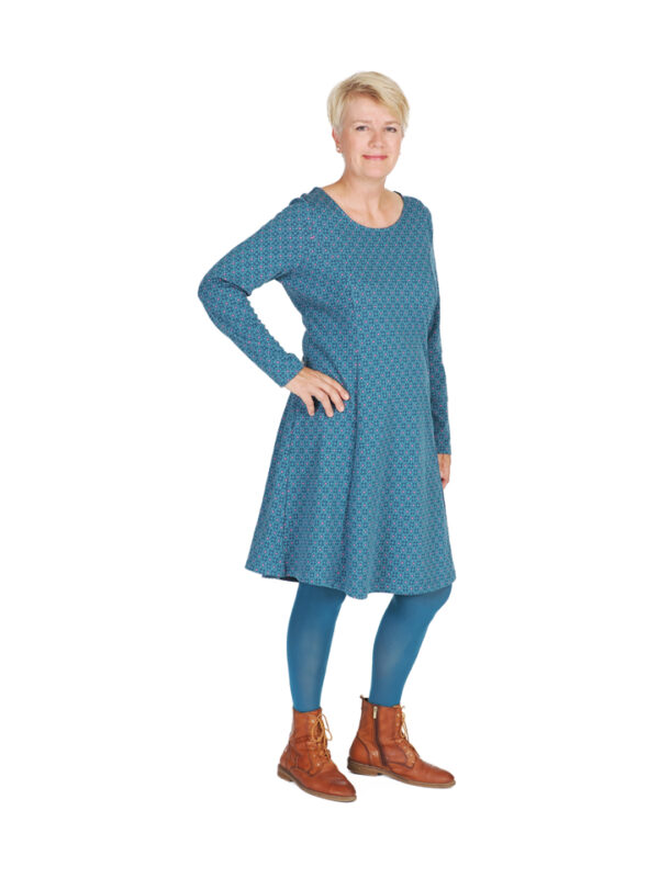 Kleid A-Linie Agneta meergrün – Bild 4