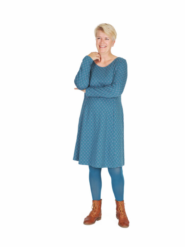 Kleid A-Linie Agneta meergrün