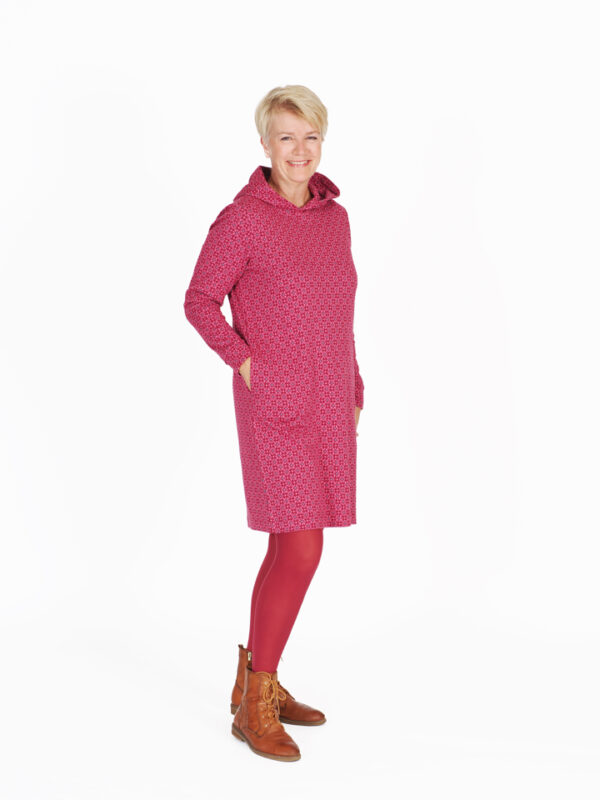 Kleid mit Kapuze AGNETA anemone – Bild 3
