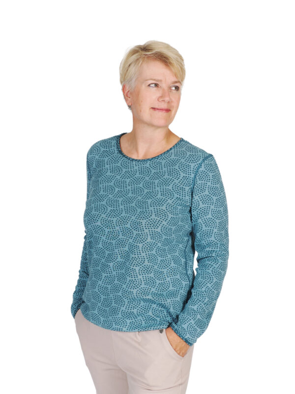 Wendeshirt FECHA Meergrün Ozean – Bild 3