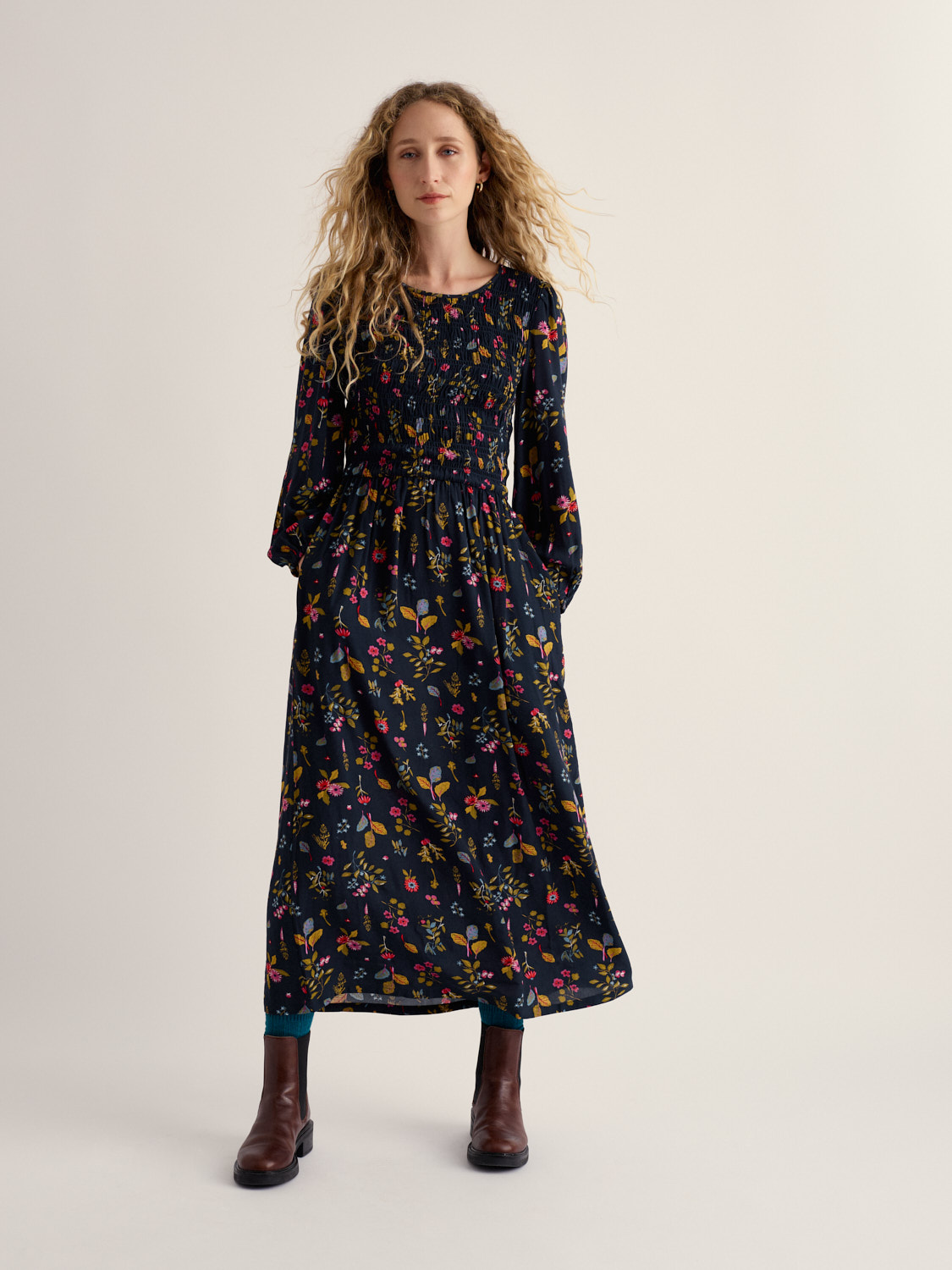 Meadowsweet Dress Flora Study Mix
