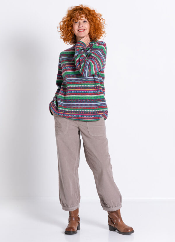 Stehbundpullover ELVA bunt