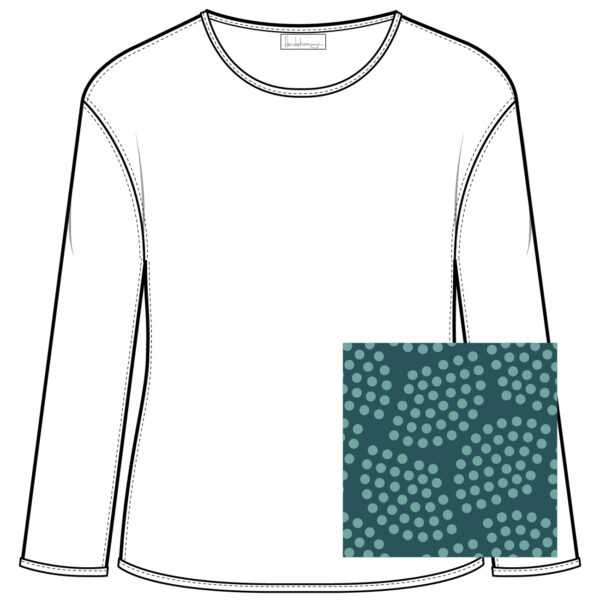 Wendeshirt FECHA Meergrün Ozean