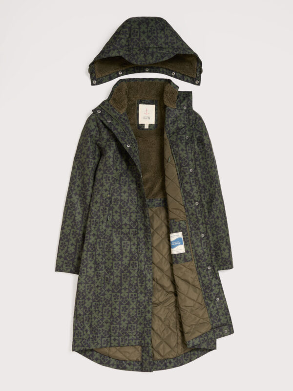 Janelle Coat Clay Stamp Highland