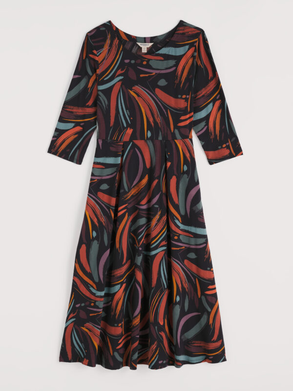 Veronica Dress Dune Marks Onyx – Bild 2