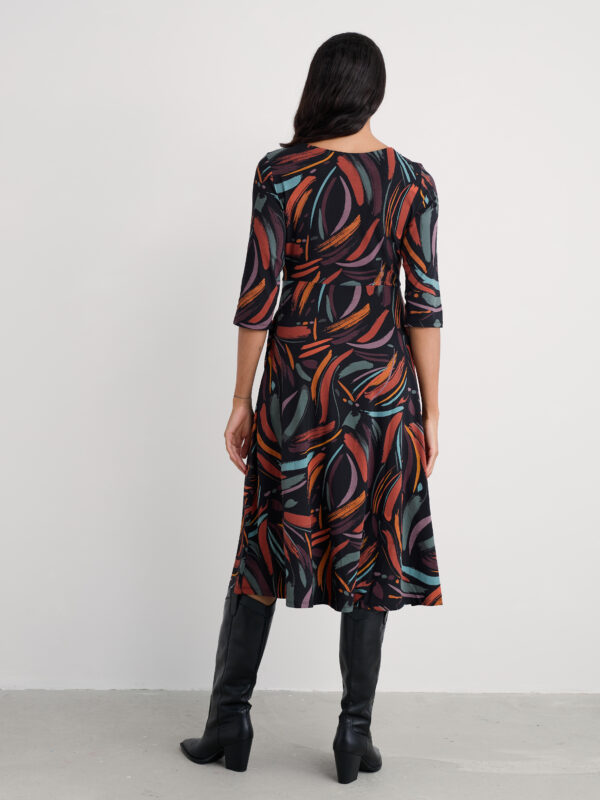 Veronica Dress Dune Marks Onyx – Bild 4