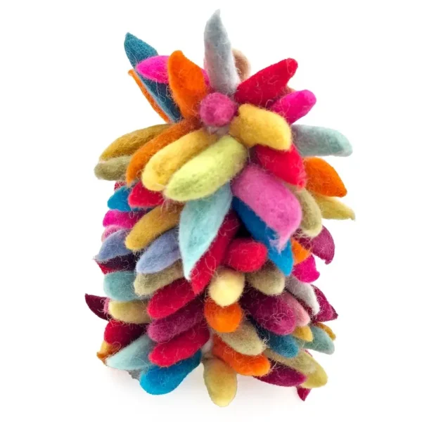 Eierwärmer Igel groß und bunt – Bild 3