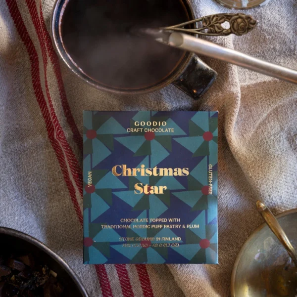 Goodio Weihnachtsstern Bio Schokolade