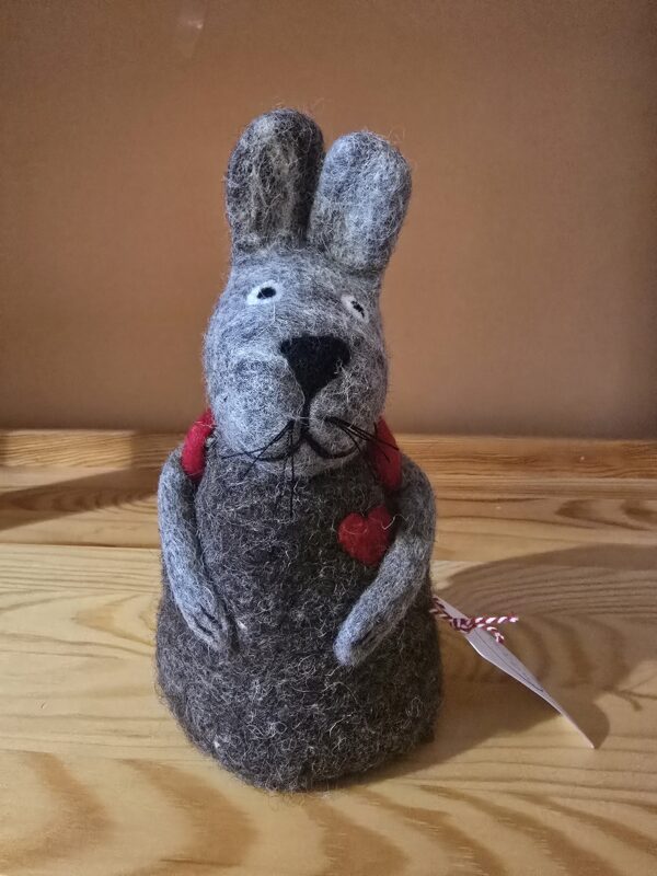 Eierwärmer Osterhase mit Rucksack