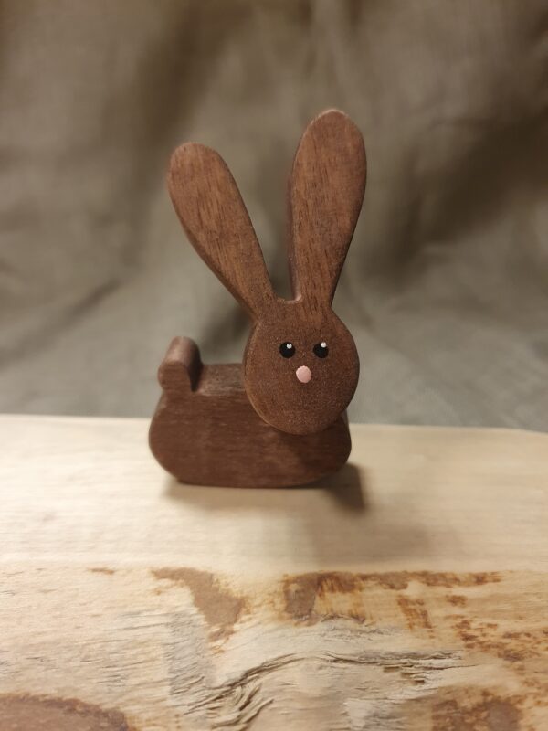 Stecker kleiner Osterhase braun