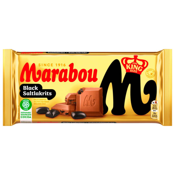 Marabou Black Salzlakritz-Kingsize 220g
