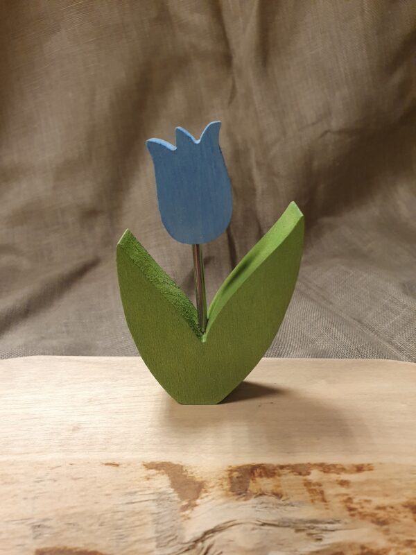 Stecker Tulpe blau