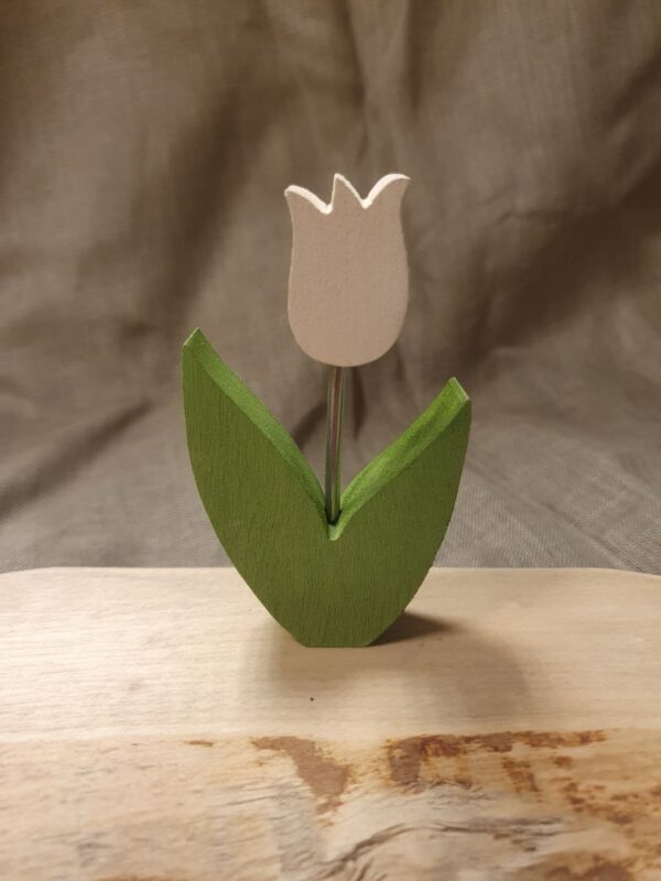 Stecker Tulpe weiß