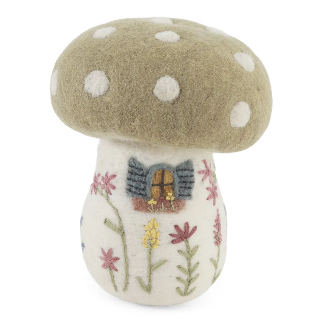 Großes Pilzhaus Frühling H 20cm – Bild 2