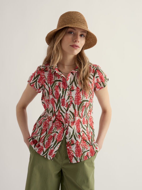 Rushmaker Shirt Red Hot Poker Chalk