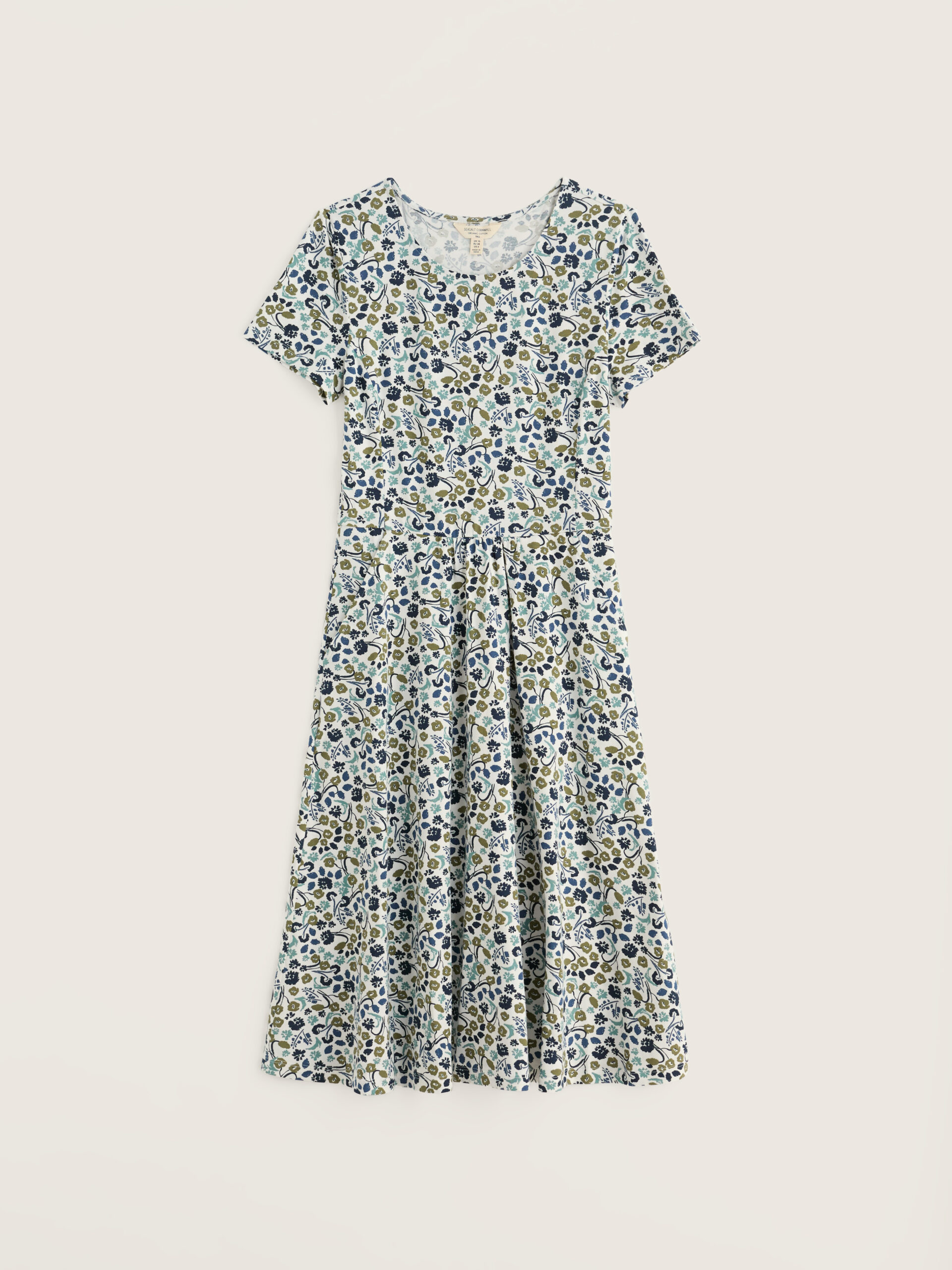 S/S April Dress Beach Blooms Chalk – Bild 2