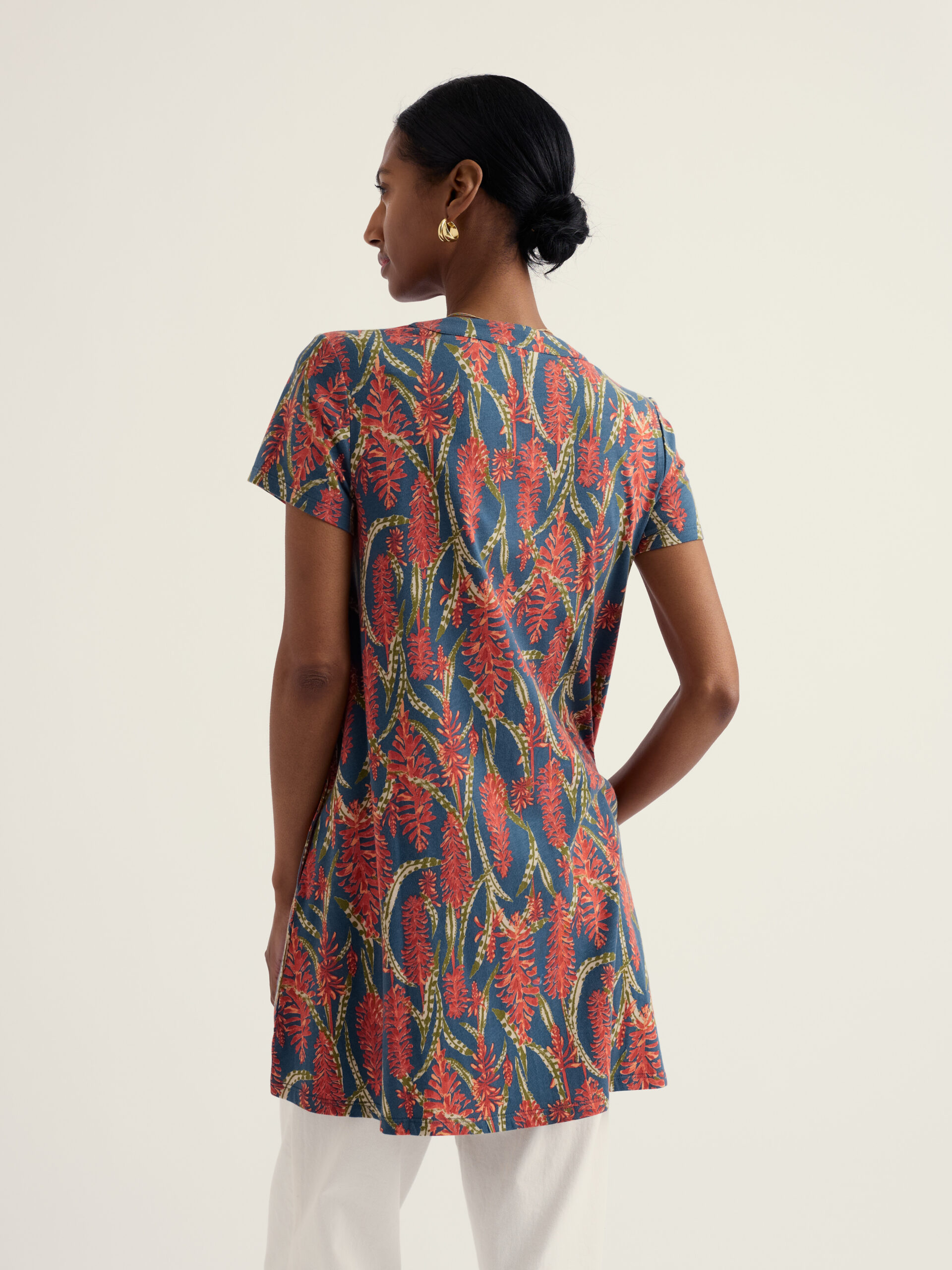 S/S Wreathe Tunic Red Hot Poker Dust – Bild 4