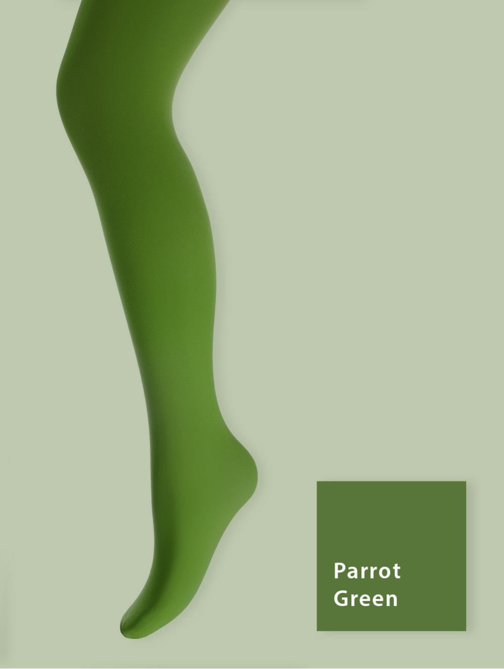 duMilde Strumpfhose Parrot Green 60DEN – Bild 2