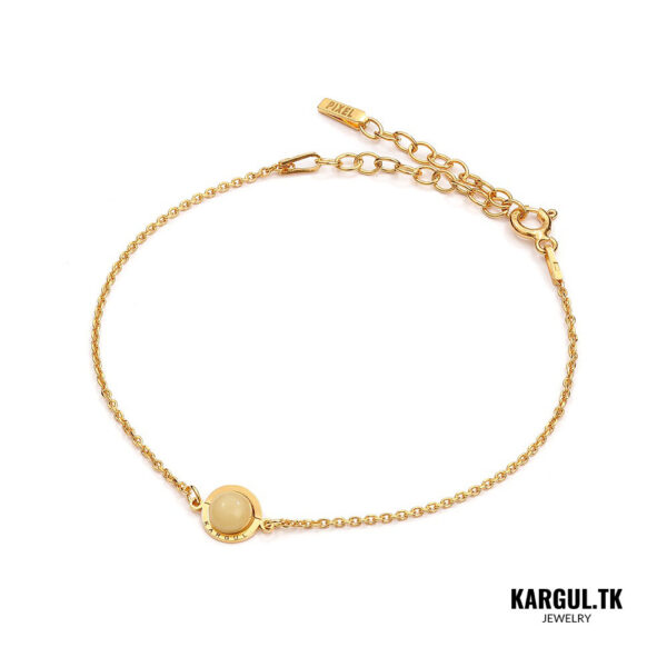 Kettenarmband Pixel Milch