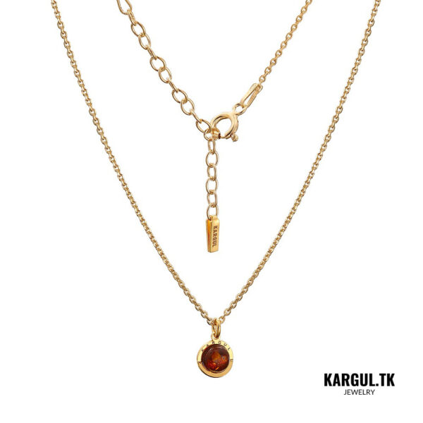 Halskette Pixel Cognac