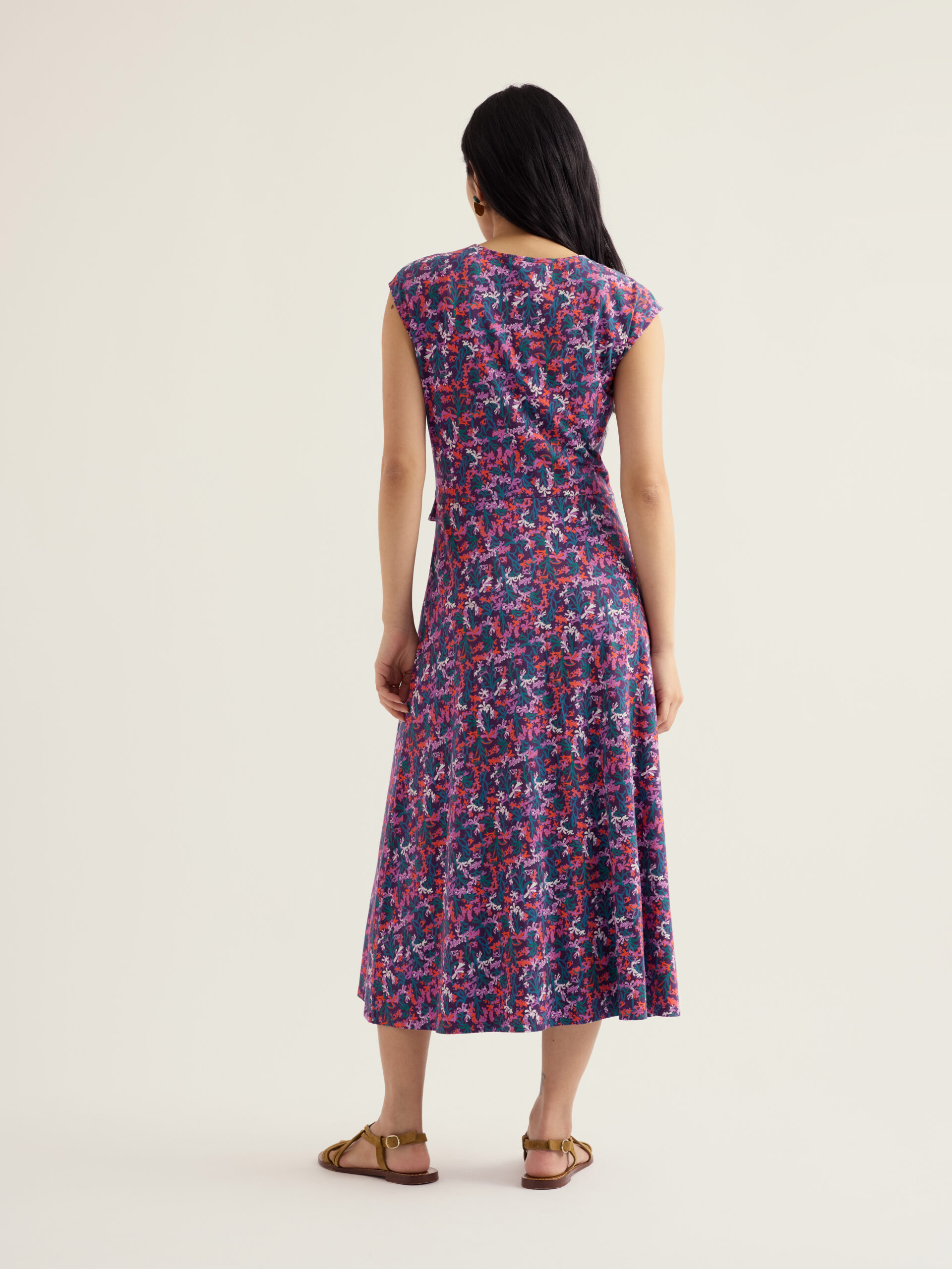 Fettling Dress Summer Fronds Purple Kale – Bild 3