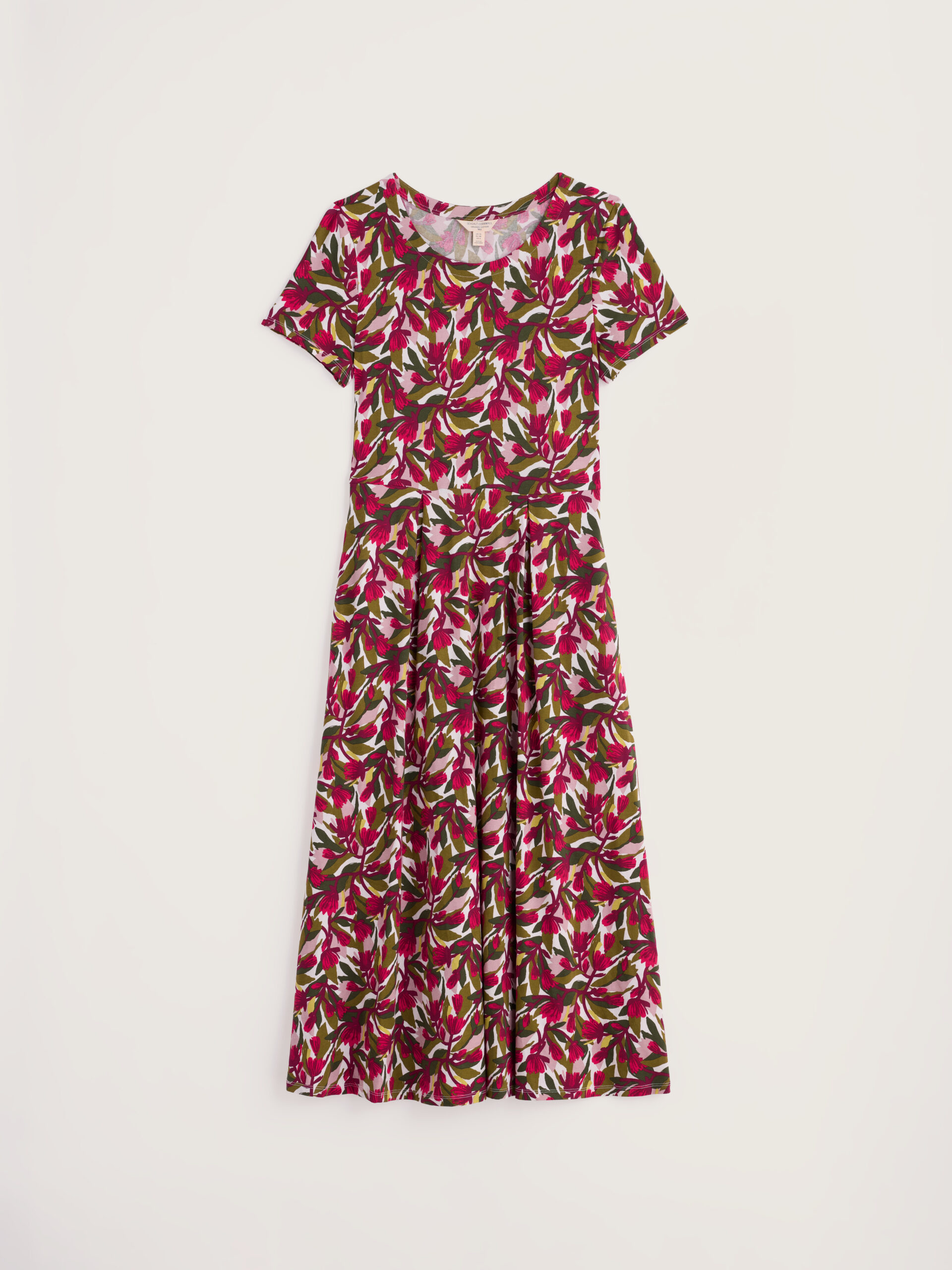 S/S Veronica Dress Abstract Protea Chalk – Bild 2